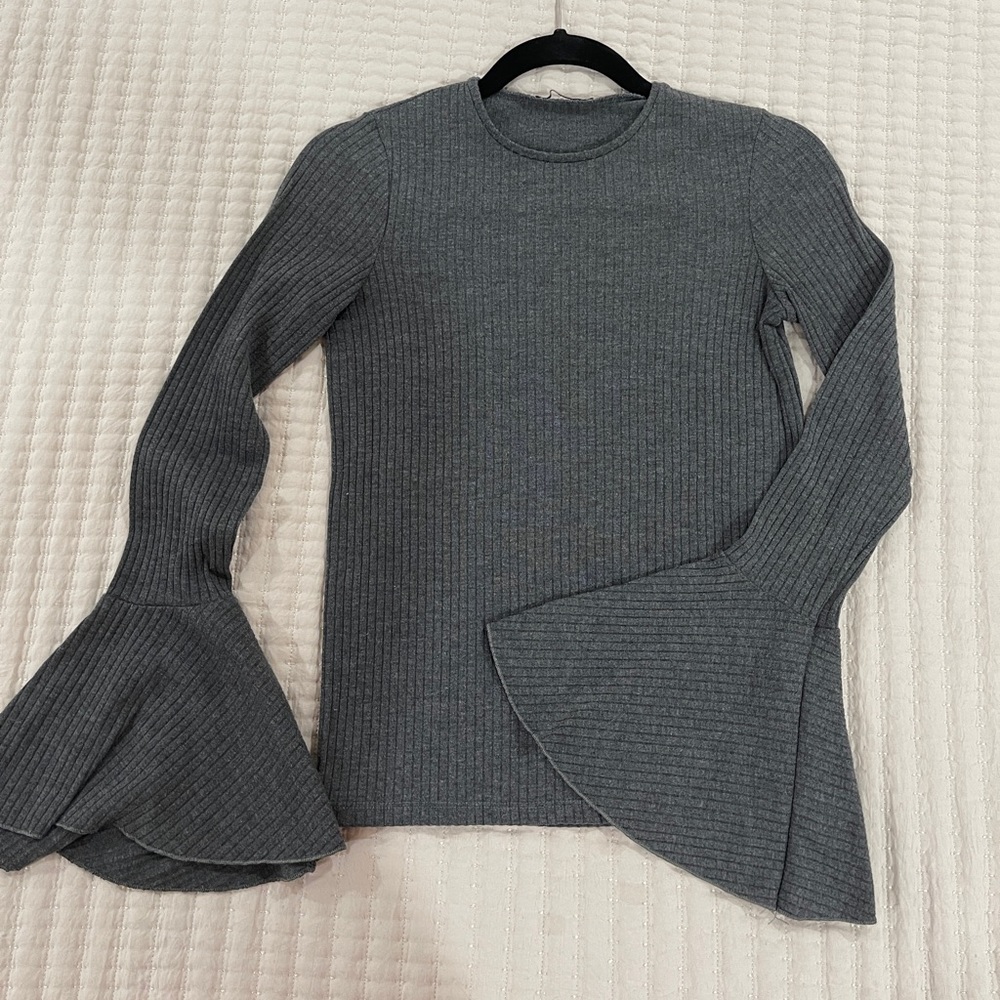 Zara bell sleeve top
